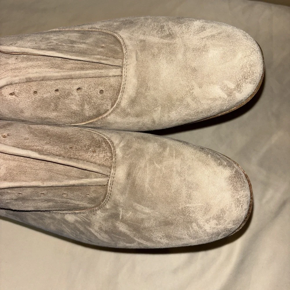 $650 Pedro Garcia Gerti 42 *read* Water-Resistant Oxford Truffle Bessie Suede